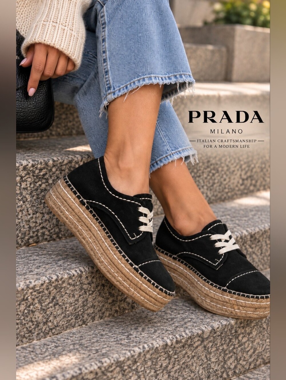 Prada Women’s Platform Espadrilles